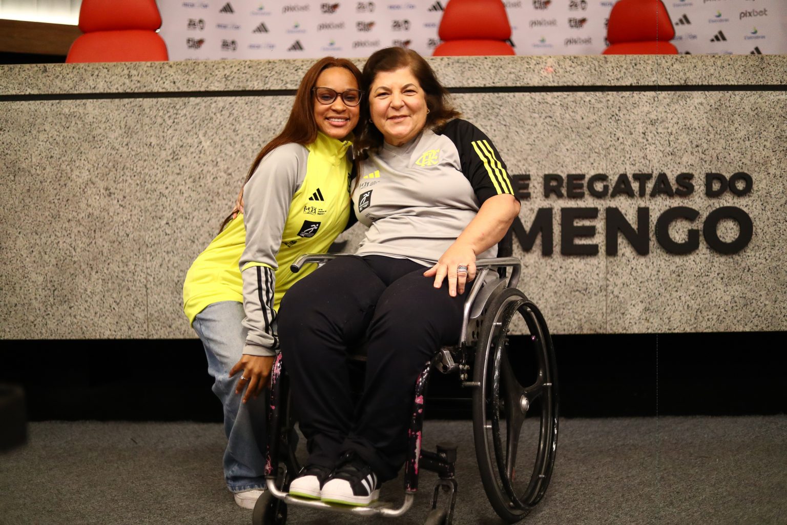 Rebeca Andrade e Georgette Vidor